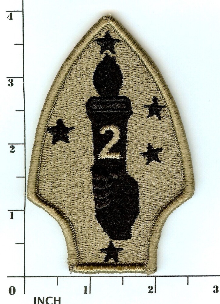 USMC 2nd Marine Division OCP subdued Hook&Loop PATCH Army ! Multicam! 2d MarDiv