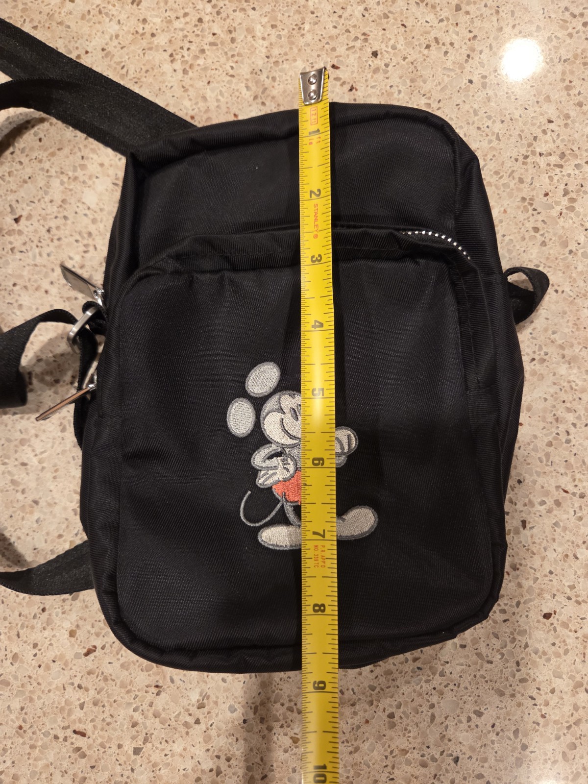 Mickey & Friends Genuine Mouseware Crossbody Bag BLACK NEW