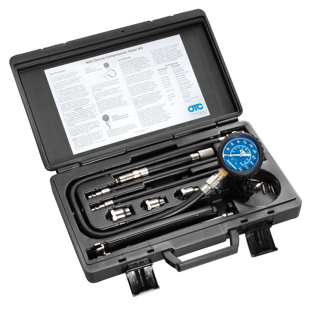 OTC Tools 5605 Deluxe Compression Tester Kit