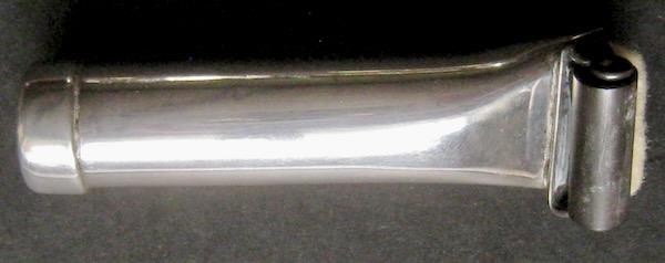 Solid silver, 1909 hall-marked stamp moistener. Fine