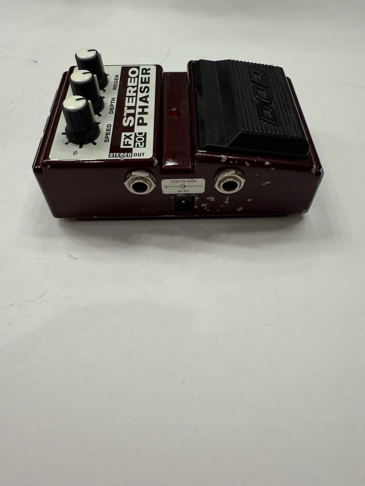 DOD Digitech FX20C Stereo Phasor Analog Phase Shifter Guitar Effect Pedal