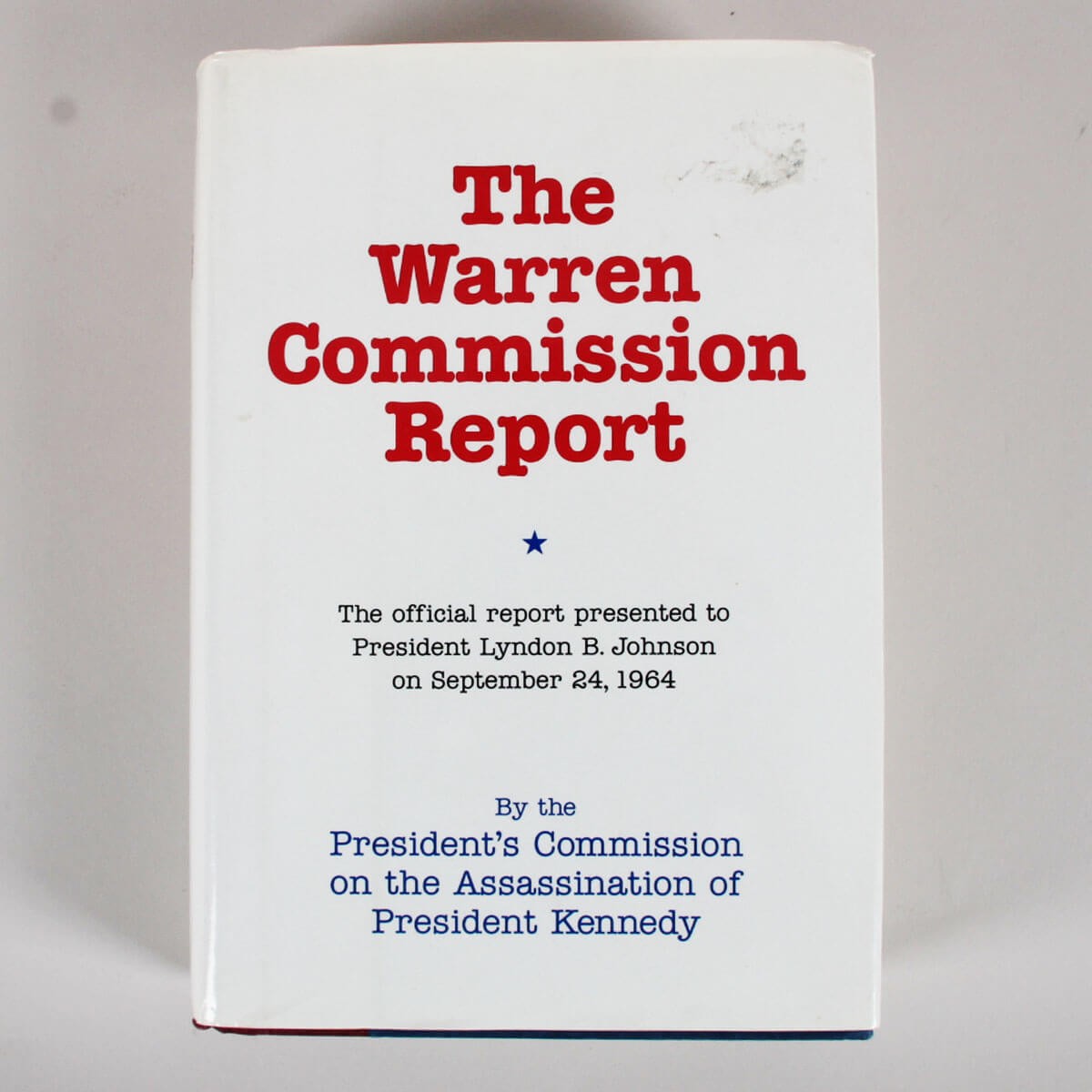 President Gerald Ford Signed Book The Warren Commission Report - COA JSA