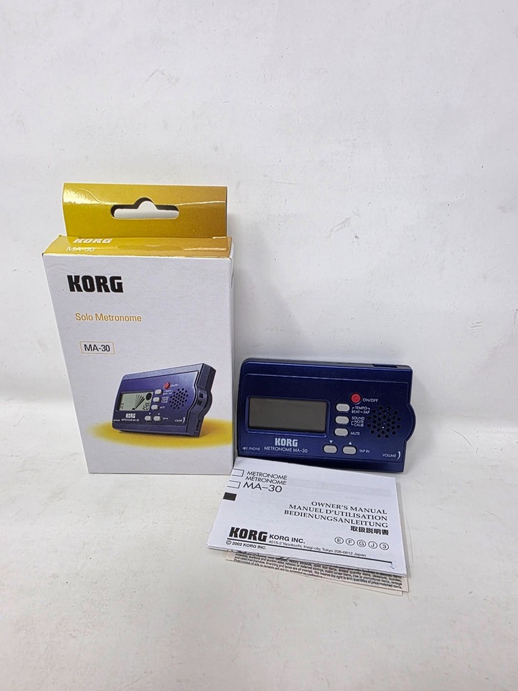 Korg Solo Metronome MA-30 Multi-Function Compact Metronome Blue