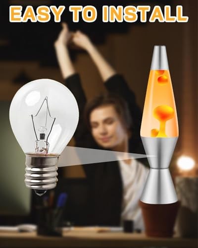Lava Lamp Bulb 25 Watt, S11 E17 Base 120 Volt The Lava Original S11-25w