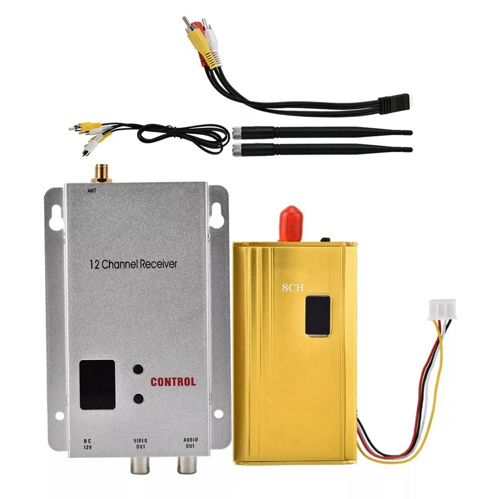 1PC Long-Range 1.2KM Wireless Audio/Video Transceiver For Surveillance System