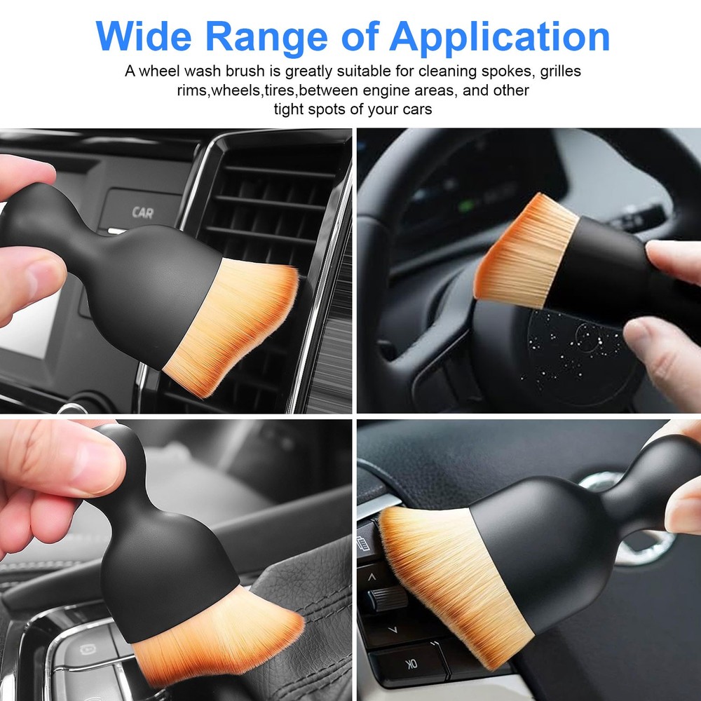 11 PCS Reusable Car Cleaning Tool Kit for Auto Detailing Microfiber Applicator