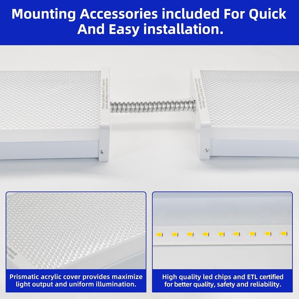 4 Pack 4FT LED Wraparound Light