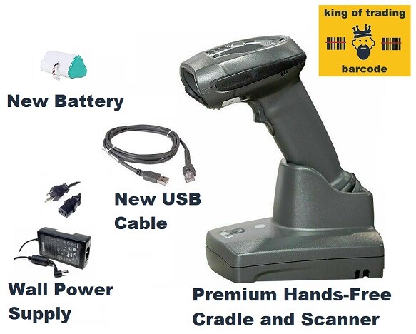 Zebra DS6878 Wireless 2D/1D/QR Barcode Scanner KIT + "Hands-Free Scan" Cradle!