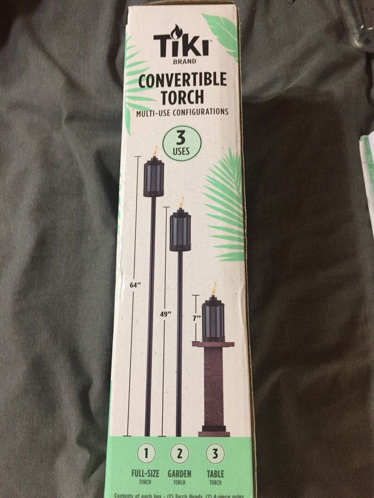 Tiki Brand Convertible Torch Multi Useage