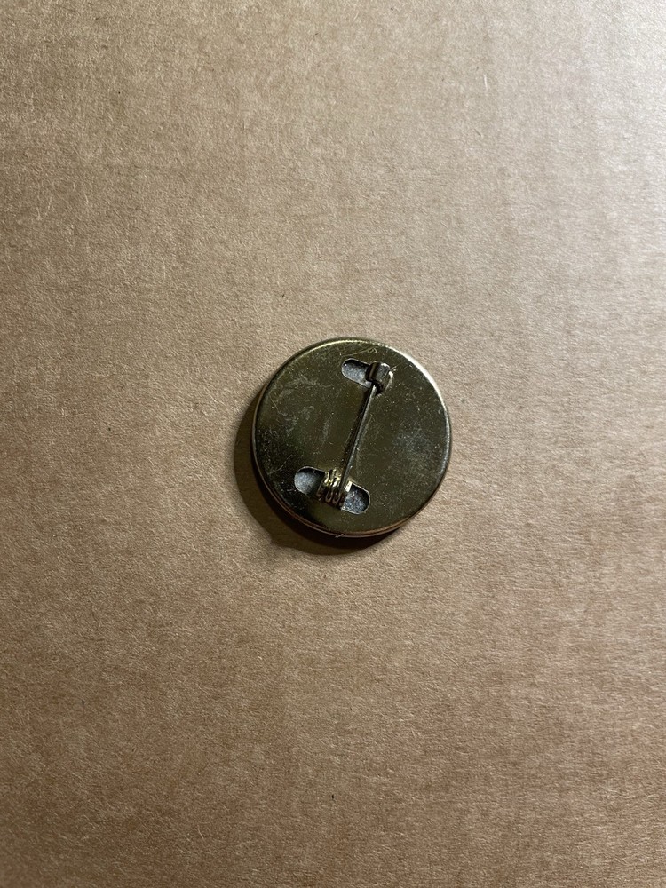 KISS Enamel/Glass - Badge/Pin Gene Simmons 70-80’s Aucoin era Scarce