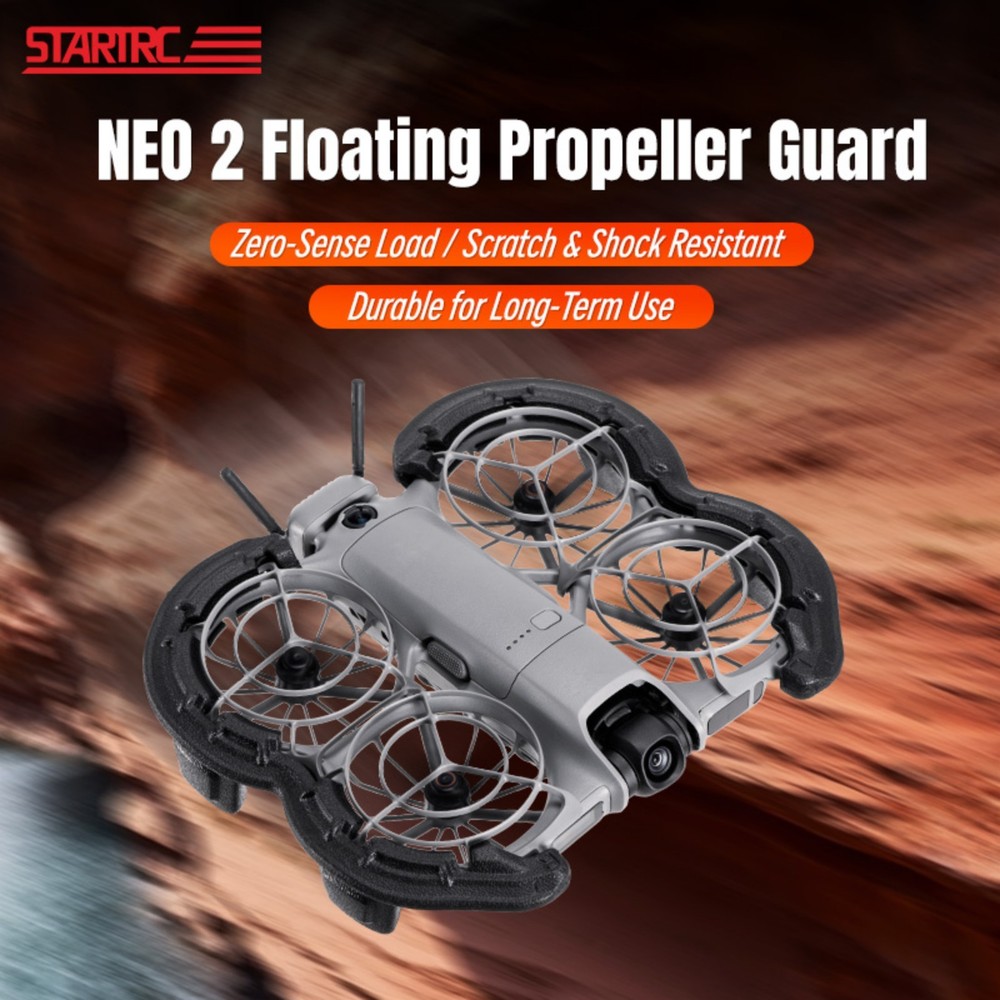 Floating Propeller Guard for DJI NEO2 Scratch & ShockResistant Black
