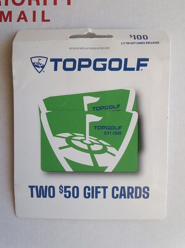 $100 TopGolf Gift Card