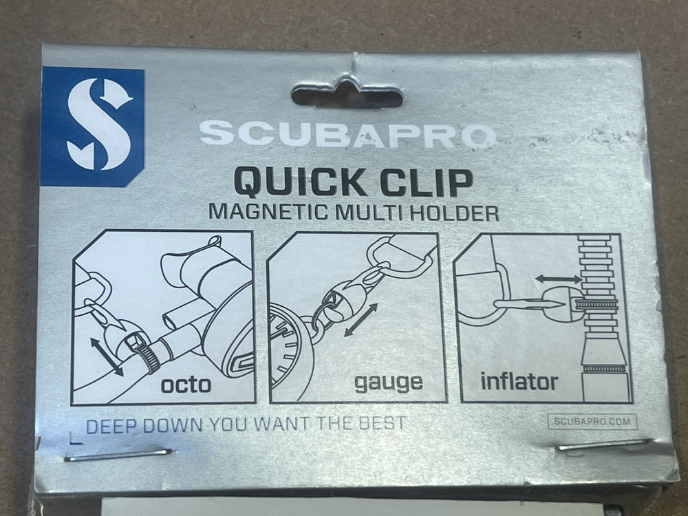 Scuba Pro Quick Clip Magnetic Multi Holder (New)