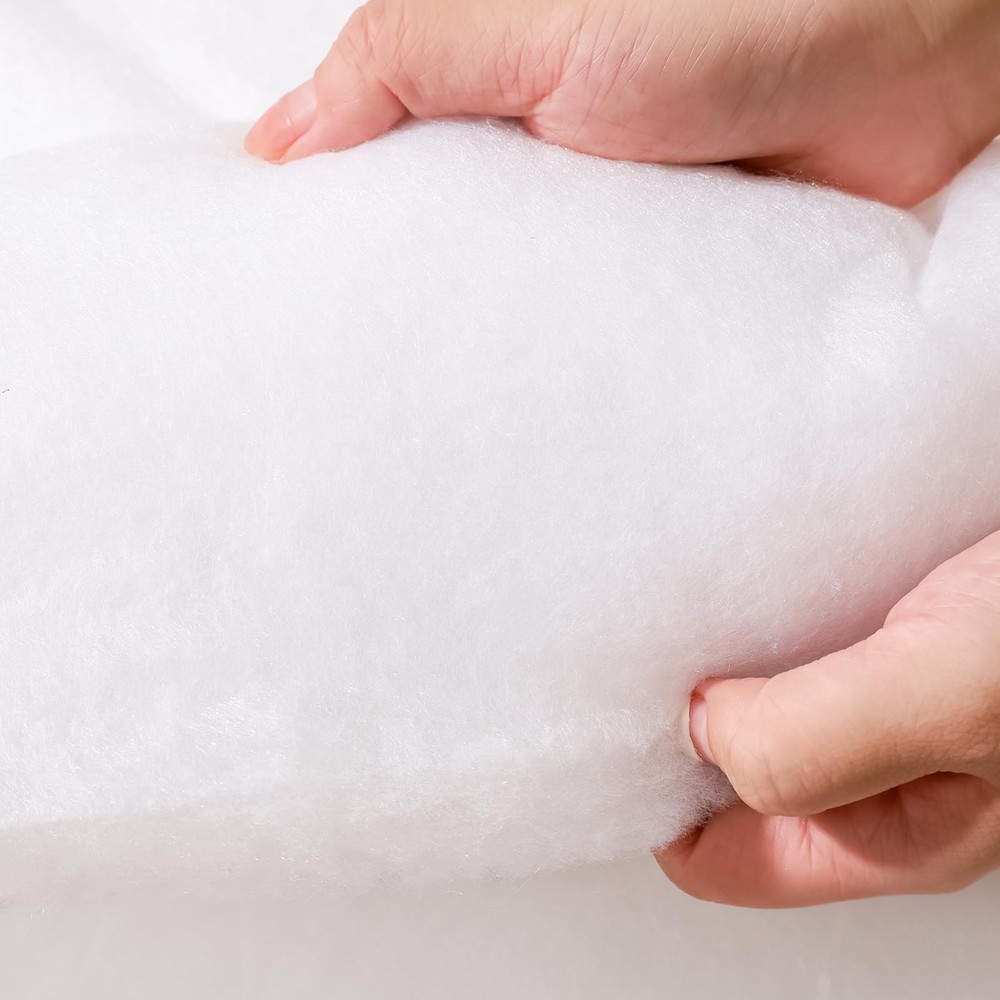 Dacron Polyester Cushions Wrap for Foam Padding, 48Inch X 59Inch, white