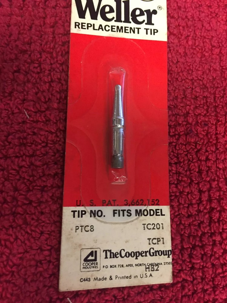PTC8 WELLER REPLACEMENT TIP SCREWDRIVER TIP TO FIT MODEL TC201