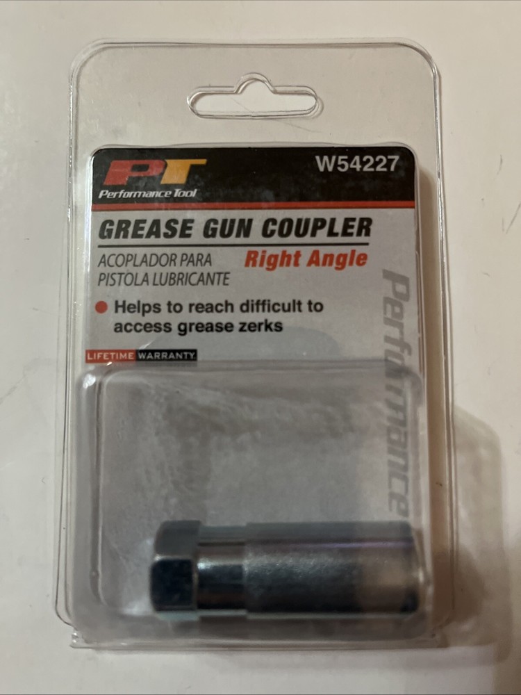 Performance Tool Right Angle Grease Gun Coupler W54227