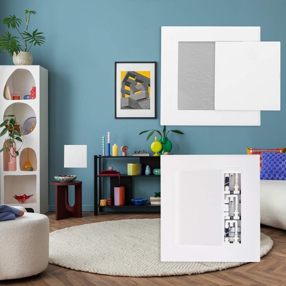 5x5 Inch(115x115mm) Removable Hinged Access Panel, 2 Pcs Access Doors, Grey