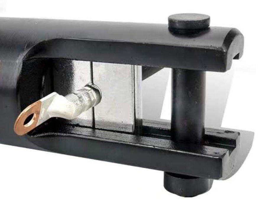 Prensa hidráulica industrial para terminales de cable 16T, 9 AWG-600 MCM con 13