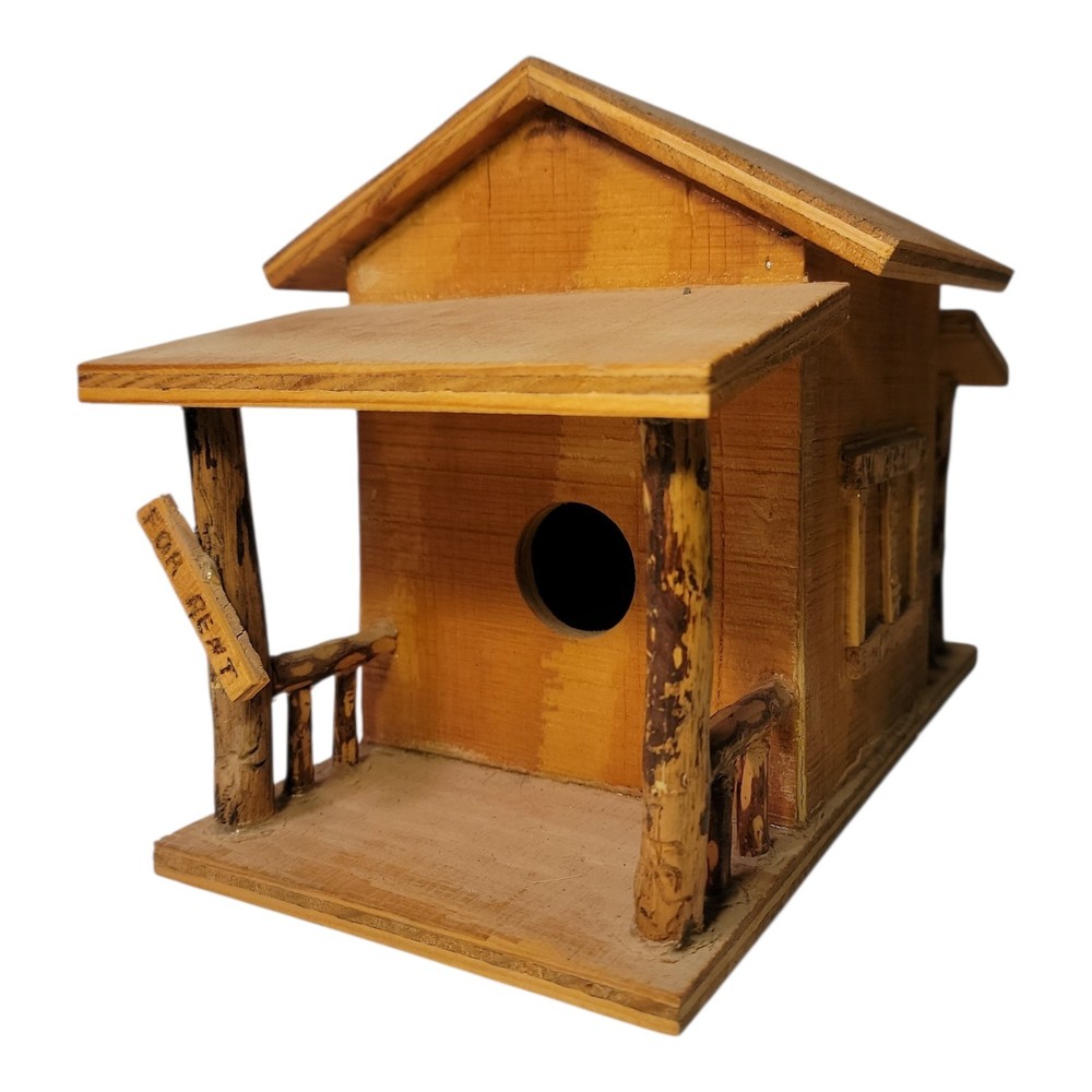 Bird House Made From Cedar