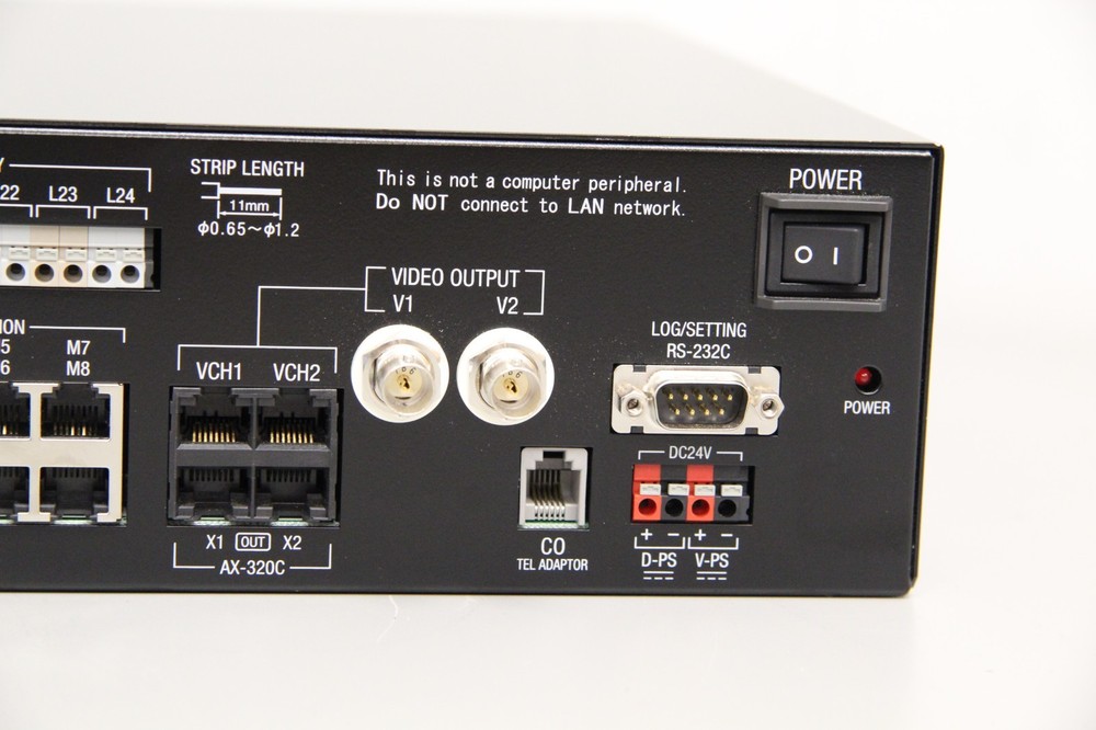 New Open Box Aiphone AX-248C Central Exchange Unit AX Series Security Systems