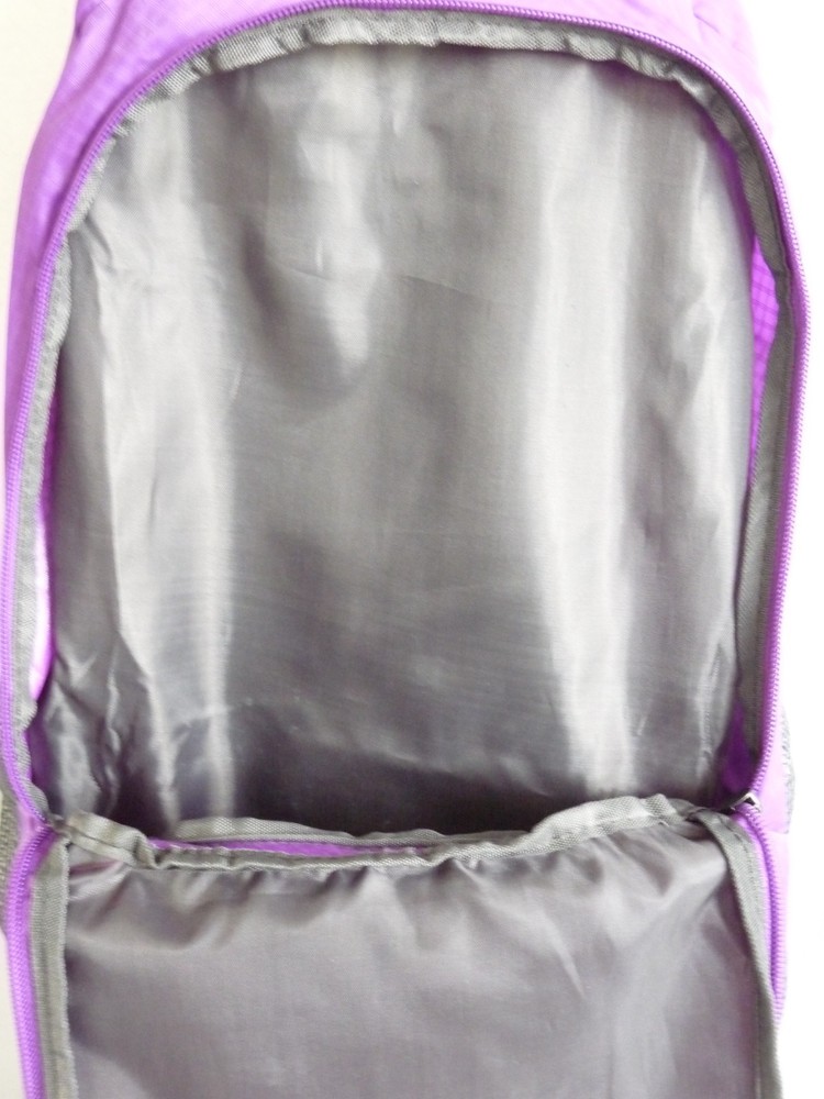 Folding Portable Backpack Lightweight Adjustable Strap Zipper Closure