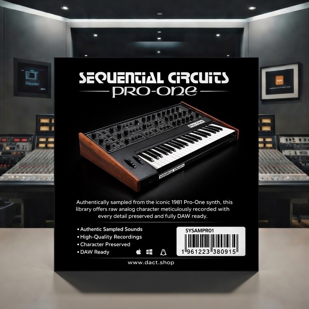 Sequential Circuits Pro-One Synthesizer Sample Library