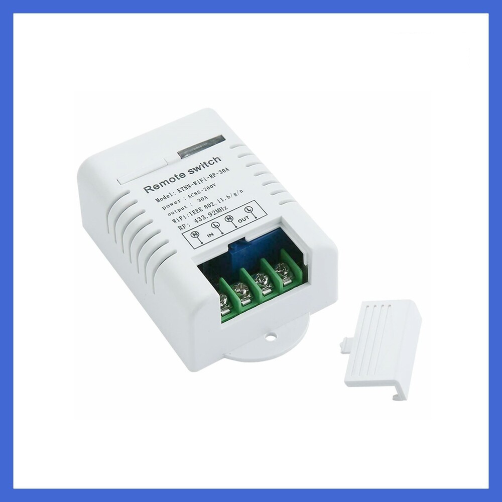 30A WiFi Relay Switch 1-Channel Smart Home Receiver Automation Modules