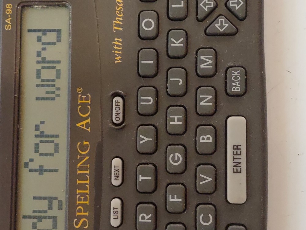 Franklin Computer Spelling Ace SA-98 English Spell Checker - Works!