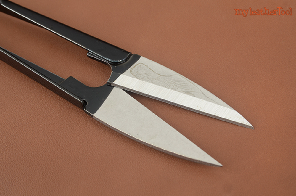Black Handle Embroidery Scissors, small scissors clippers,Leather craft tools