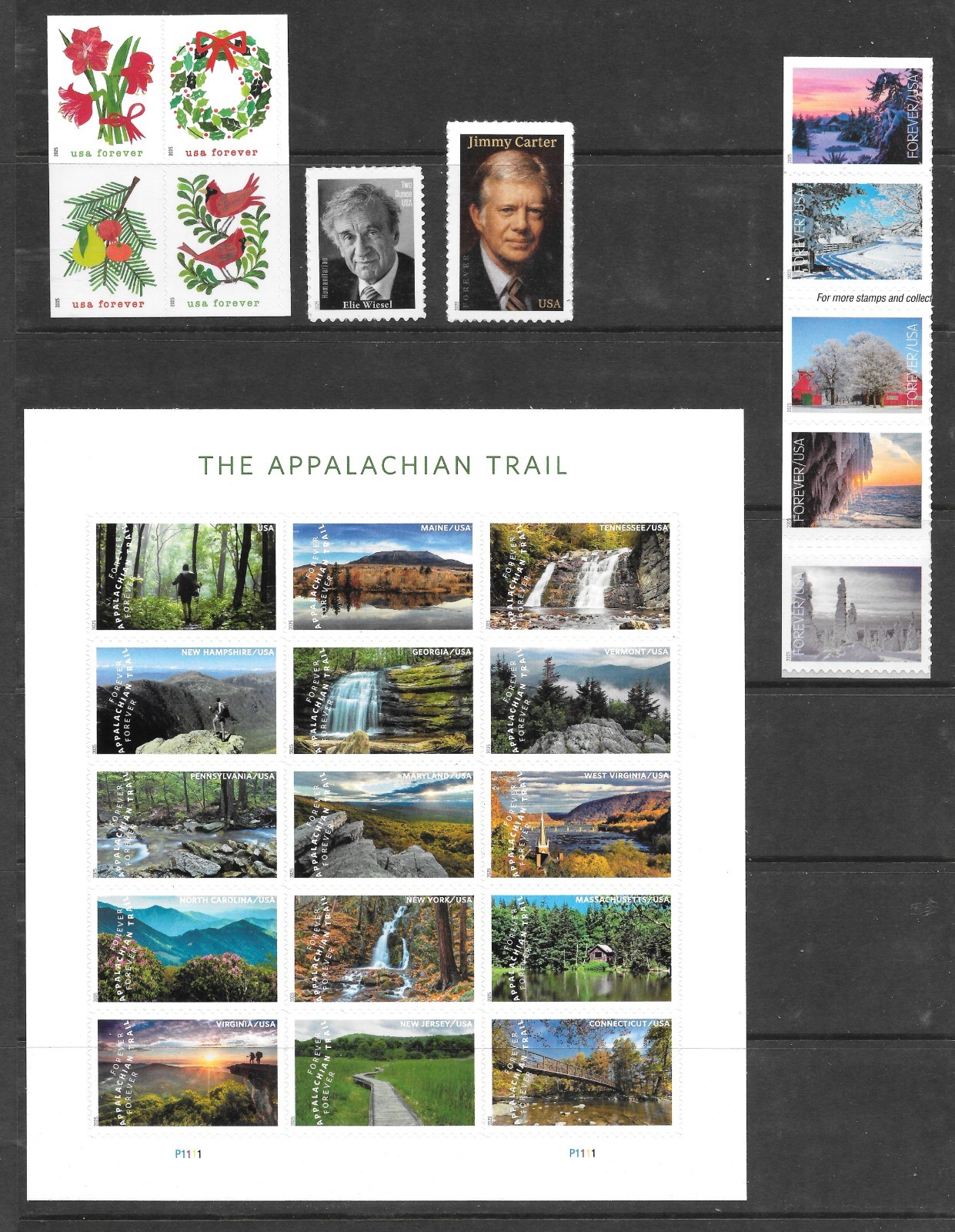 COMPLETE 2025 Commemorative, Special, Priority Stamps Year Set (DIE-CUT) Issues