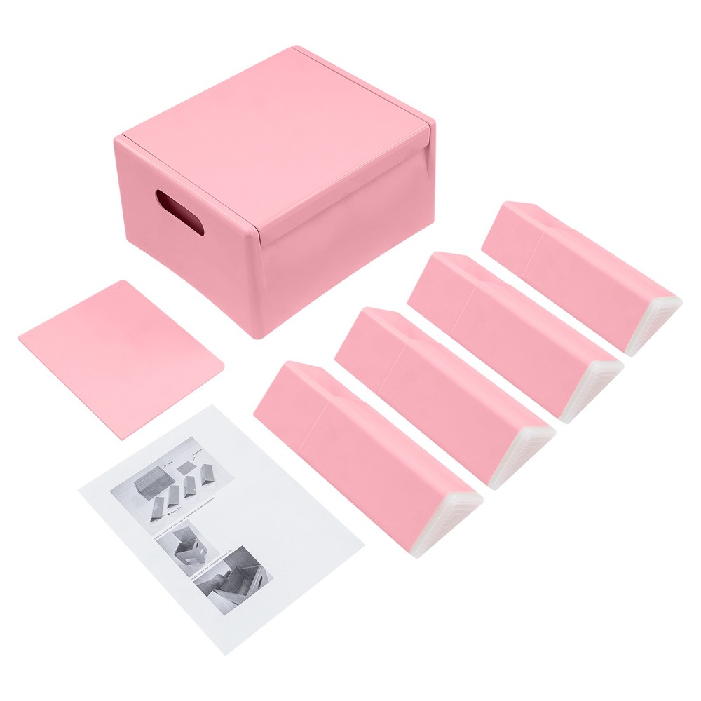 38*32*40cm Storage Stool，Multifunctional End Table，Pink Low Stool，ABS Side Table