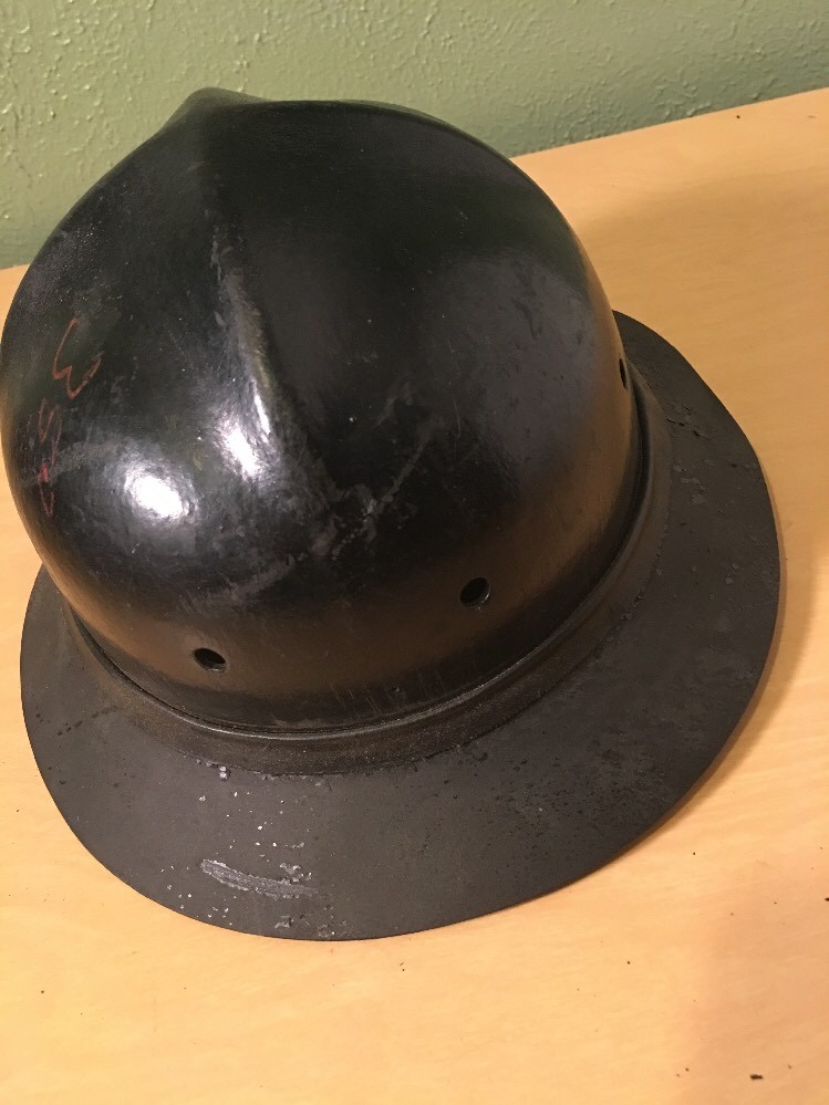 EARLY 1930s HARDHAT CBM Co. Black Dymond Hard Hat Antique Mine Mining Helmet