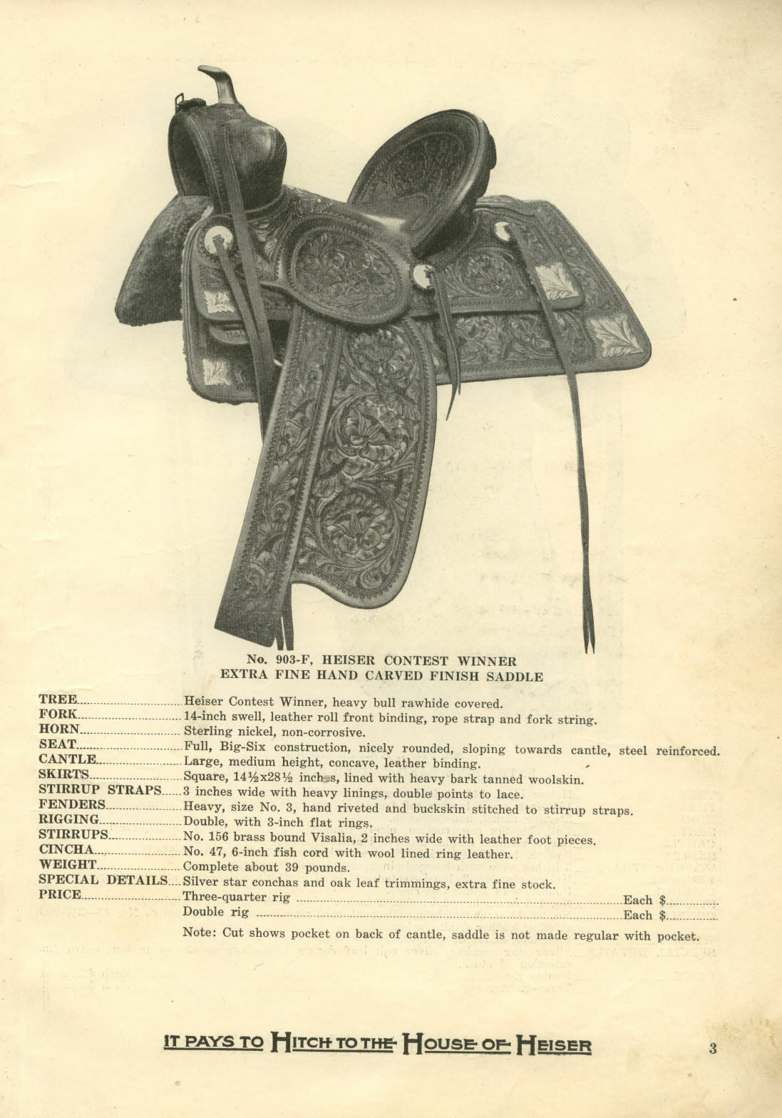 H.H. Heiser Catalog #21 on CD - Saddles, Bits, spurs and much more