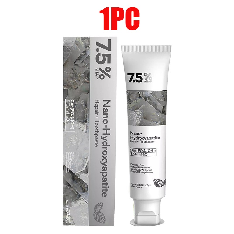 7.5% Nano Hydroxyapatite Toothpaste - Sensitivity Relief & Remineralization