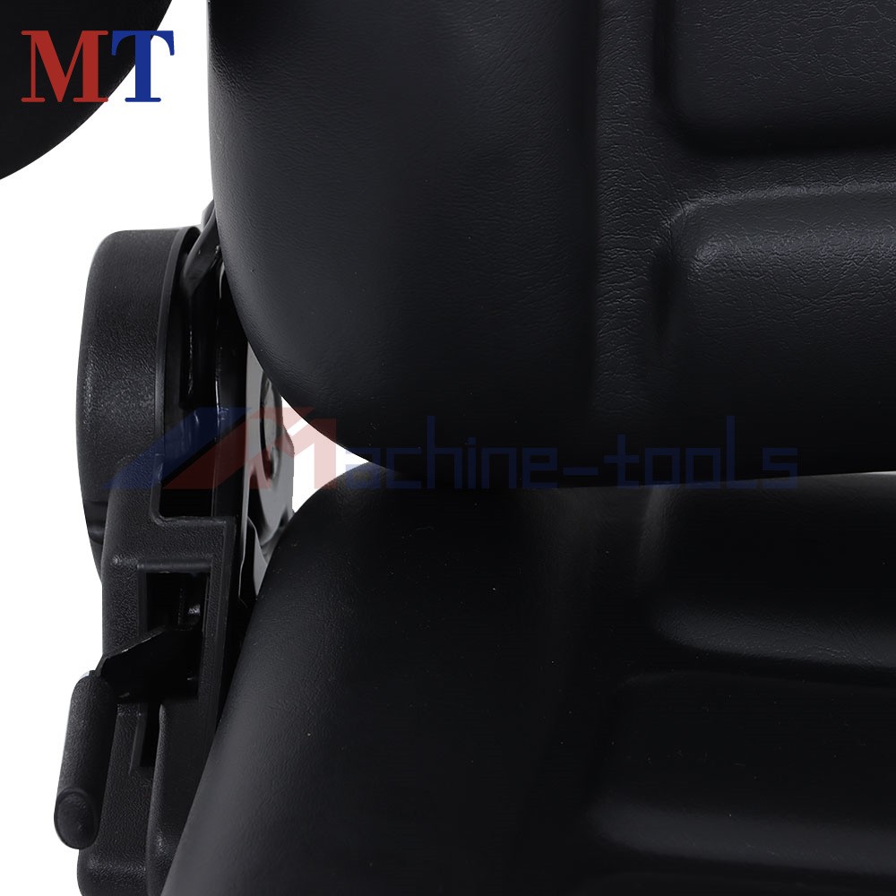 Universal Fold Down Forklift Seat With Adjustable Angle Back And Slide & Armrest
