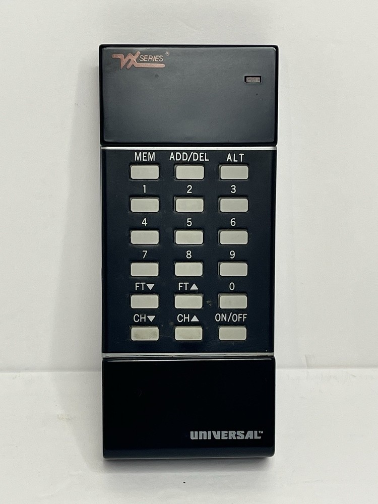 Universal V-7072 Wireless Remote Control TV-Cable VX Series Clean Powers On