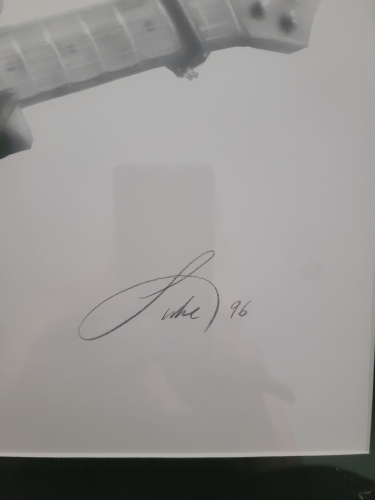 Bruce Springsteen Lithograph Framed 1996
