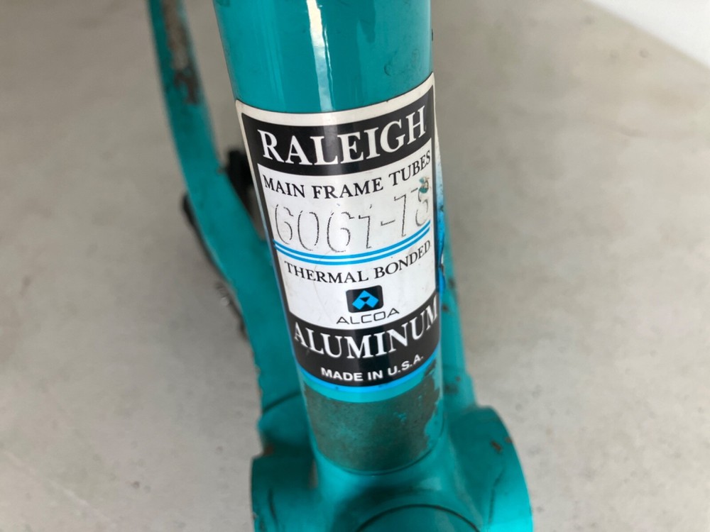 Raleigh Technium Bicycle Frameset With Rear Brake