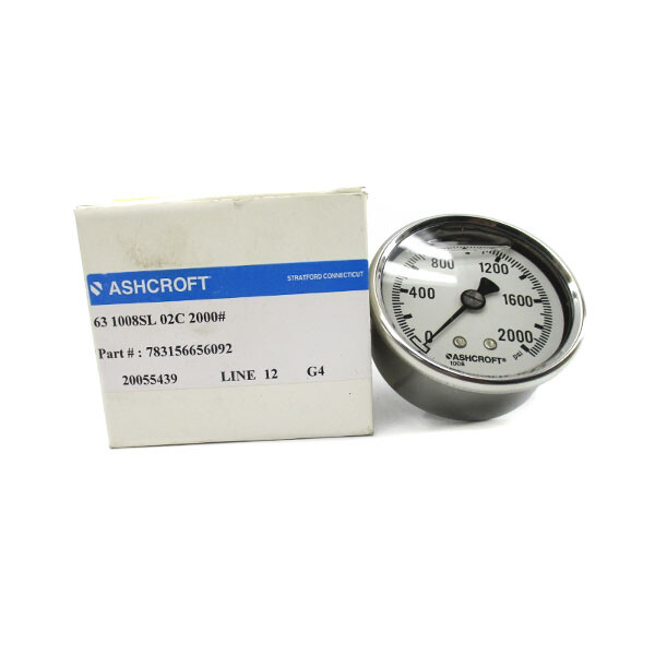 ASHCROFT 631008SL02C2000# 0-2000PSI NSMP