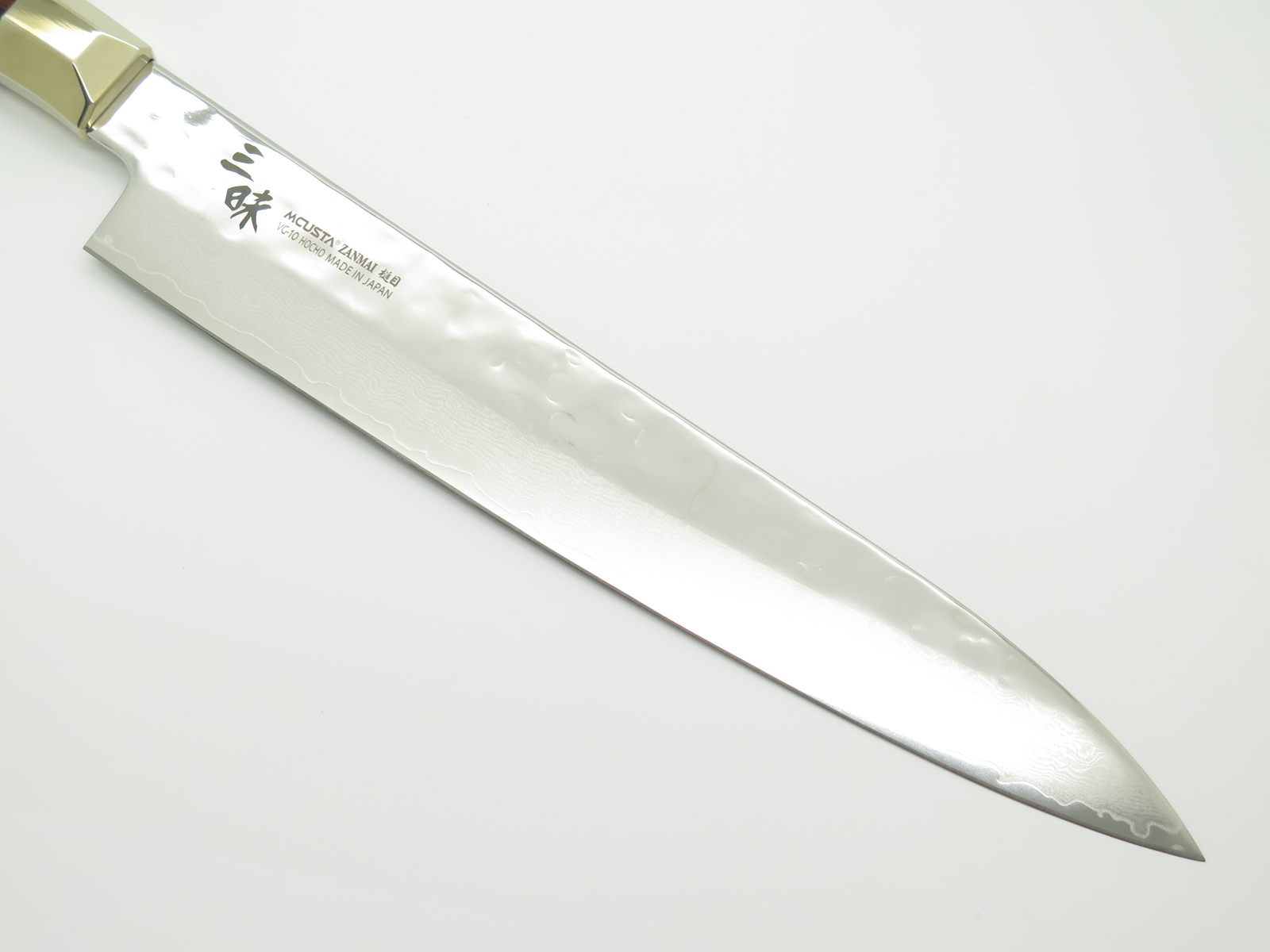 Mcusta Zanmai Seki Japan 230mm Japanese Kitchen Cutlery Damascus Slicing Knife