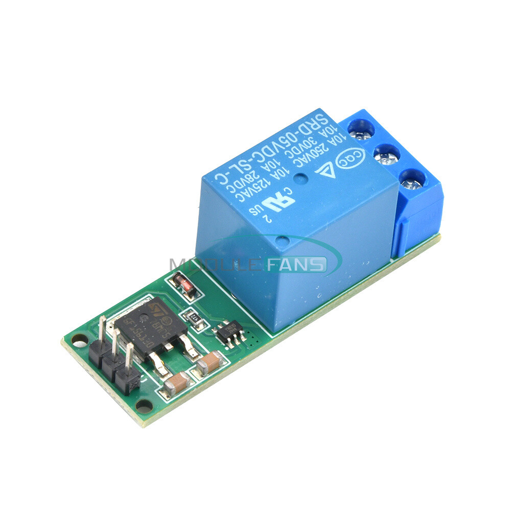 6-24V Flip-Flop Latch Relay Bistable Self-locking Low Pulse Trigger Relay Module