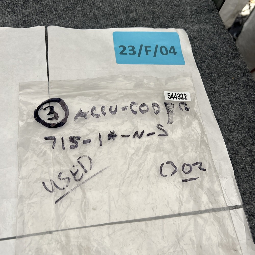 Accu-Codder 715-1*-N-S Incremental Shaft Encoder Used