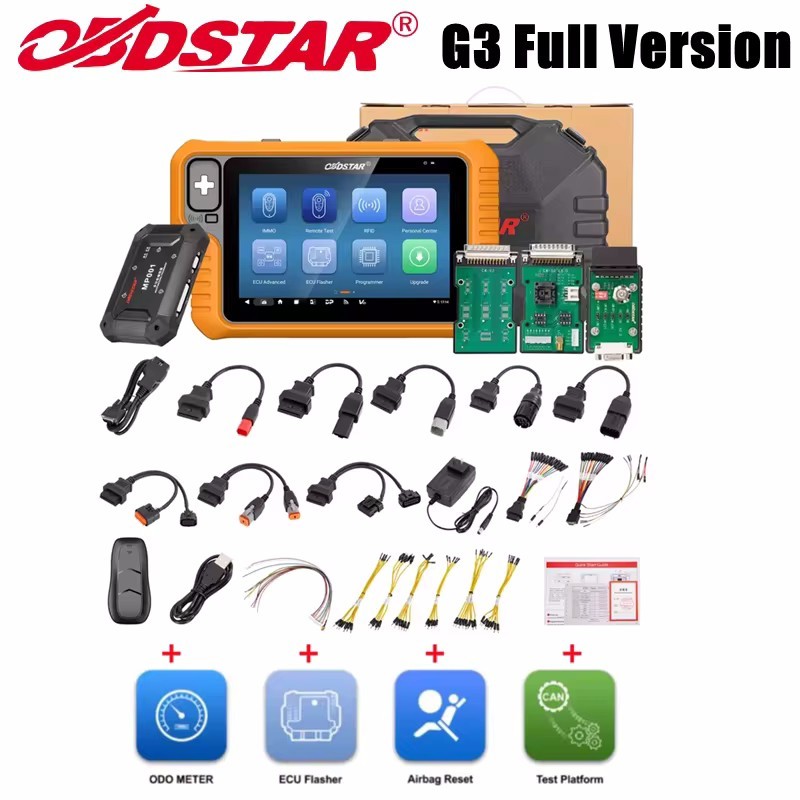 OBDSTAR X300 Classic G3 Full Version Support Cluster Calibration, E/C/U Flasher