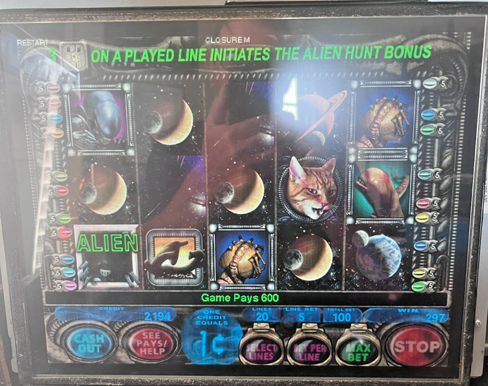 IGT I-game Alien 5 Reel 20 Pay Line Software