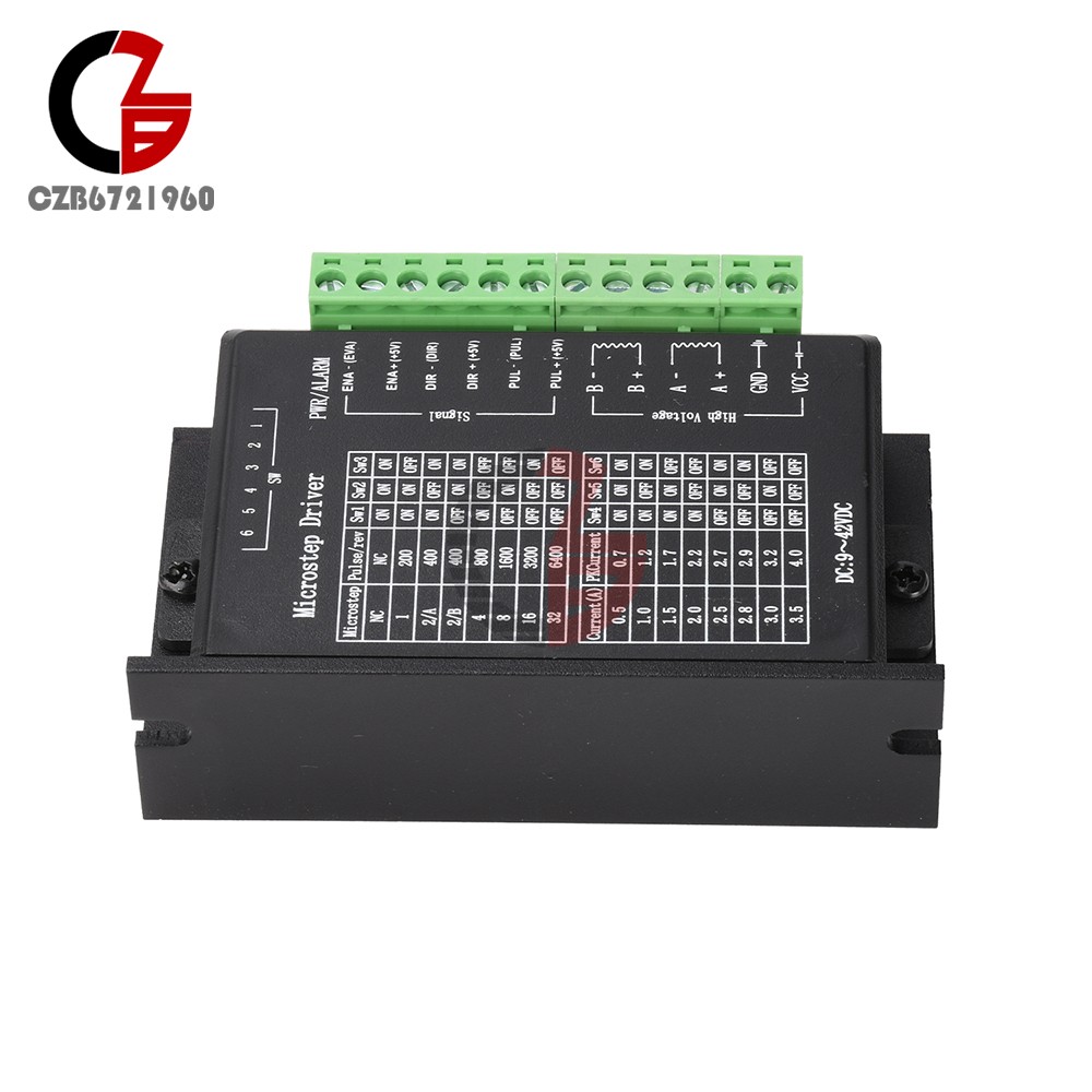 TB6600 Upgraded Stepper Motor Driver Controller 42/57 Single-Axis 4.0A 9–42V DC