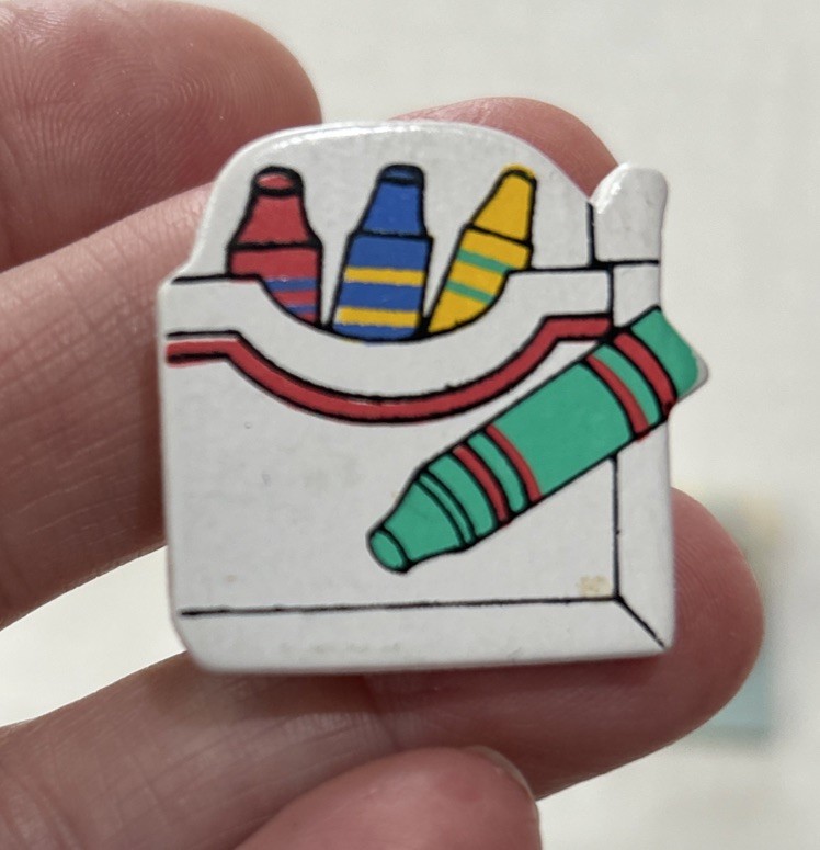 11 Button Covers Bright Colored Education & Teacher Theme Designs