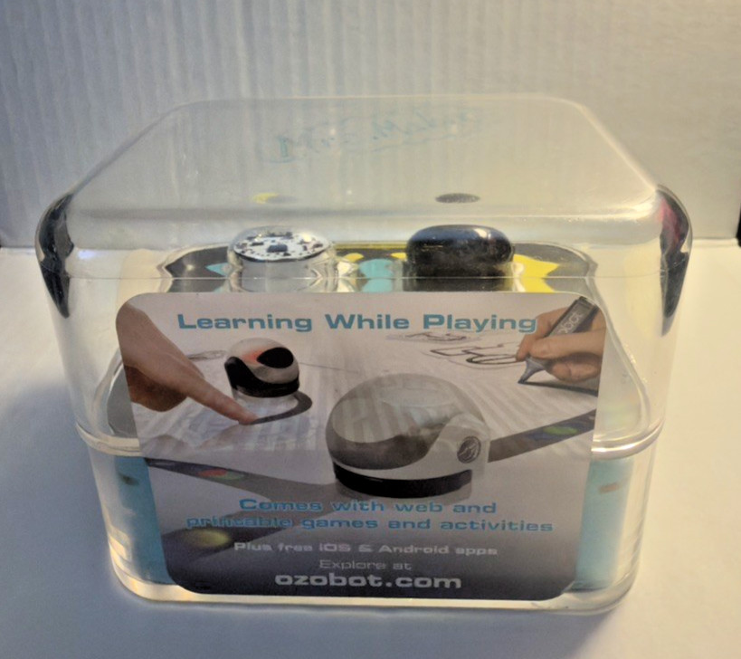 Ozobot Bit2.0 Dual Pack 2 Robots Competition Series STEM CodingCase USB OzoSkins