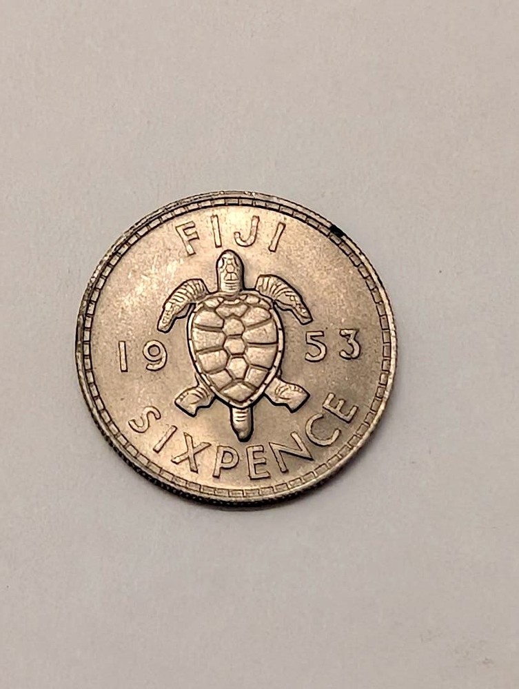 FIJI - 1953 - SIXPENCE - D 26
