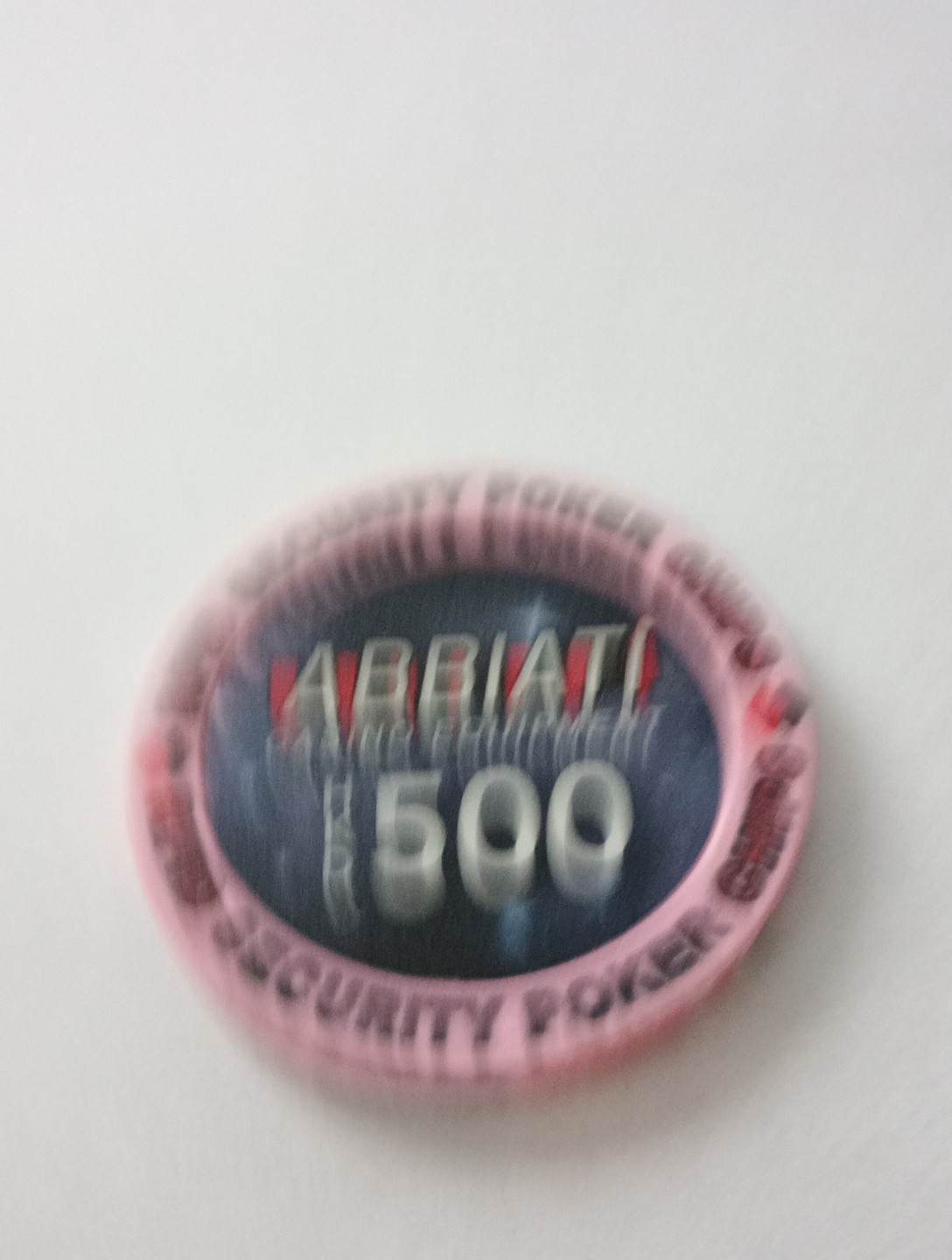 ABBIATI CASINO EQUIPMENT CHIP COMPANY SET OF 5 CHIPS GREAT FOR COLLECTION NEW!