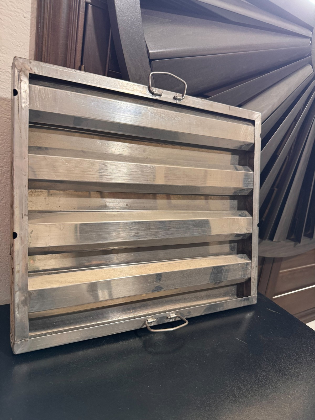 Commercial Kitchen Hood Filter 20x16 Stainless Steel Baffle Grease Filter Vent